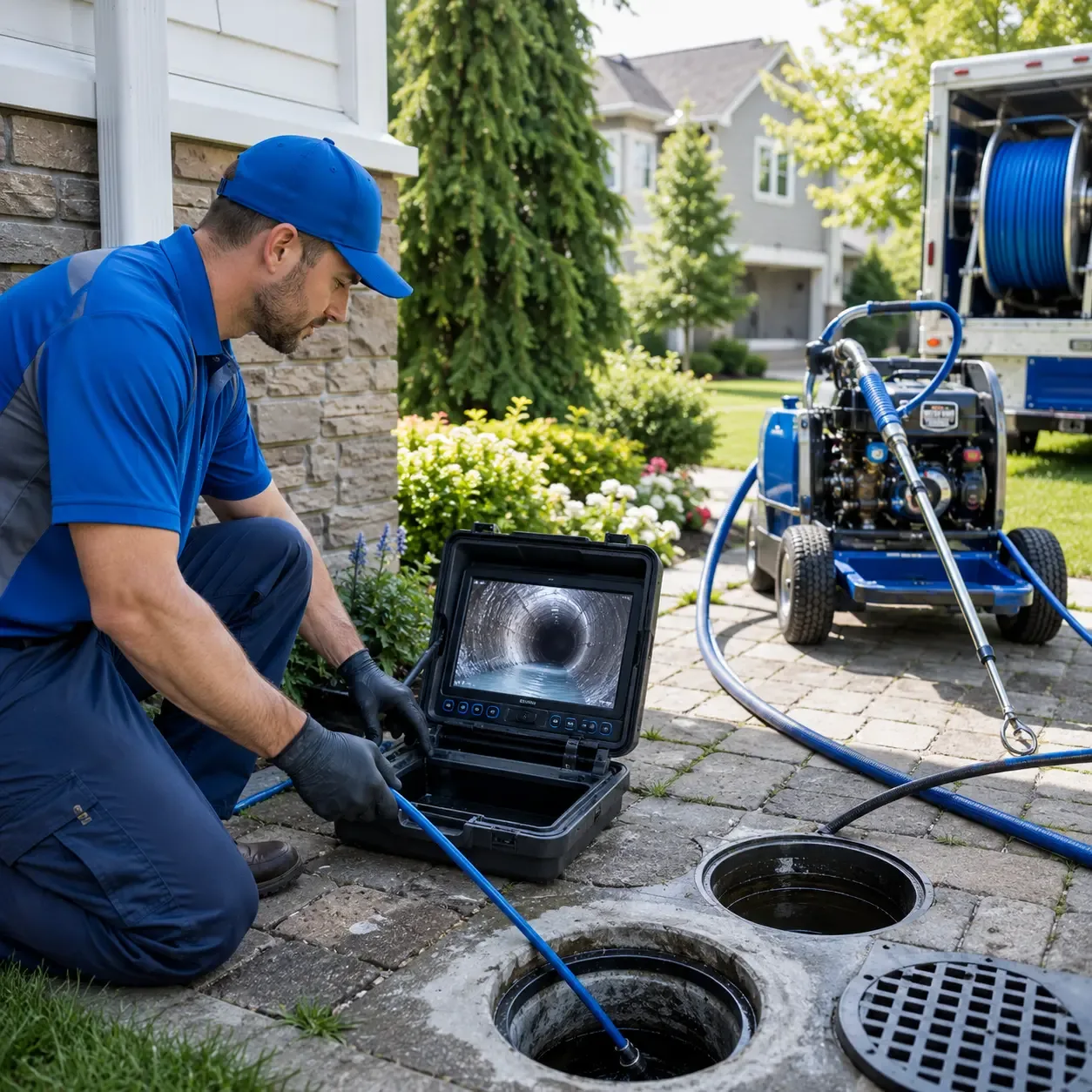 Outdoor drain cleaning professionals serving Hookerton, NC